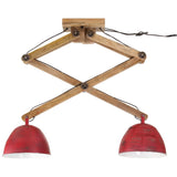 VIDAXL -Deckenlampe 25 W E27 29x18x85 cm verwitterte Rot - afbeelding 3