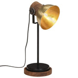 Vidaxl Desk Lampe 25 W E27 17x17x50 cm Antike Messingfarbe - afbeelding 1