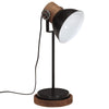 Vidaxl Desk Lampe 25 W E27 17x17x50 cm Schwarz