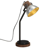 Vidaxl Desk Lampe 25 W E27 18x18x60 cm Vintage Silberfarbe - afbeelding 1