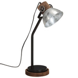 Vidaxl Desk Lampe 25 W E27 18x18x60 cm Vintage Silberfarbe - afbeelding 2