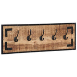 VIDAXL -Beschichtsregale 2 ST 80x8x25 cm Festes Rauhholz - afbeelding 2