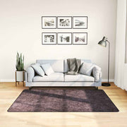 Vidaxl Teppich waschbarer Anti-Rutsch 120x170 cm Anthrazitfarben - afbeelding 1