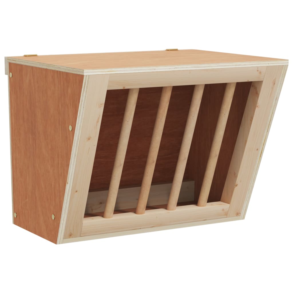 Vidaxl Hooiruif für Kaninchen 25x18.5x20,5 cm Festkieferholz