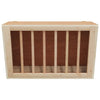 Vidaxl Hooiruif für Kaninchen 37x18.5x23 cm Festkieferholz