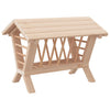 Vidaxl Hooiruif für Kaninchen 44x33x33 cm Festkieferholz