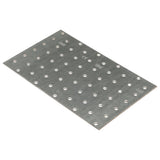 VIDAXL -Platten perforiert 20 PCs 2 mm 200x120 mm verzinkter Stahl - afbeelding 2