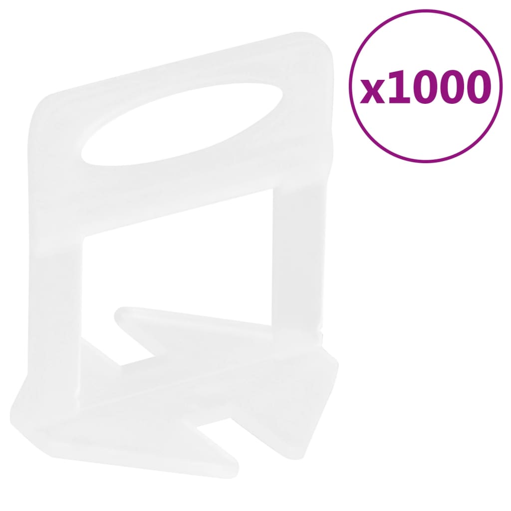 VIDAXL -Levelklemmen für Fliesen 1000 ST 1,5 mm