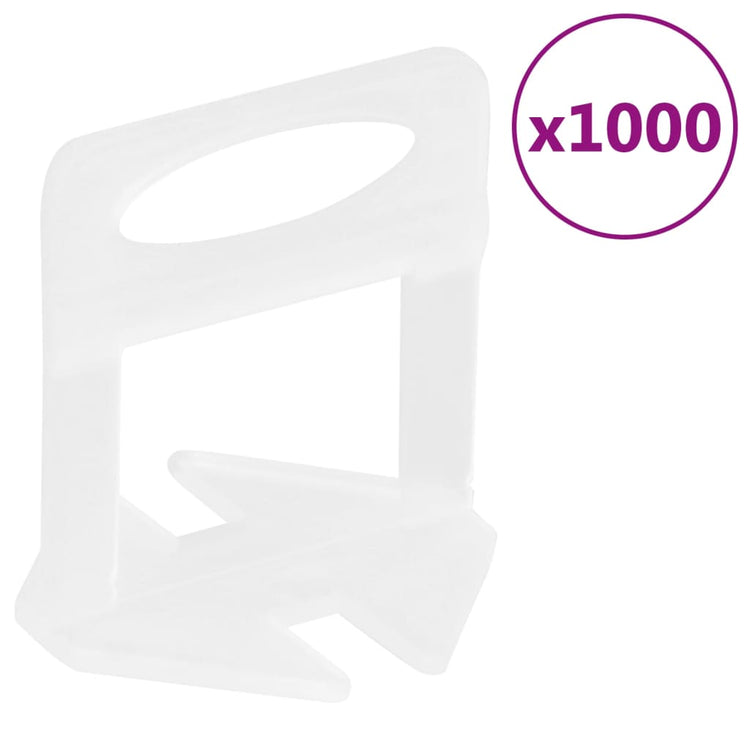 VIDAXL -Levelklemmen für Fliesen 1000 ST 1,5 mm