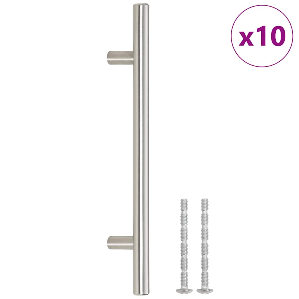 Vidaxl Griffe 10 St 160 mm Edelstahl Silberfarbe