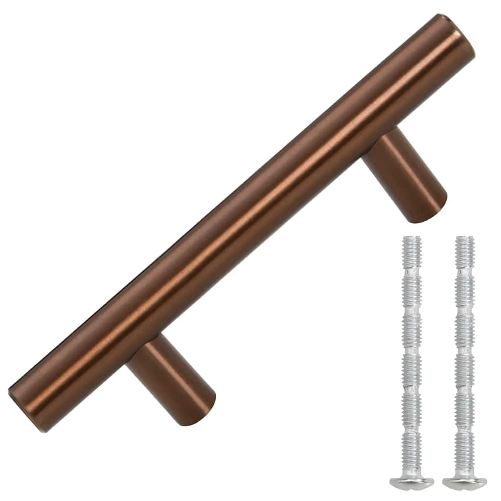 Vidaxl Griffe 10 ST 64 mm Edelstahl Bronze gefärbt