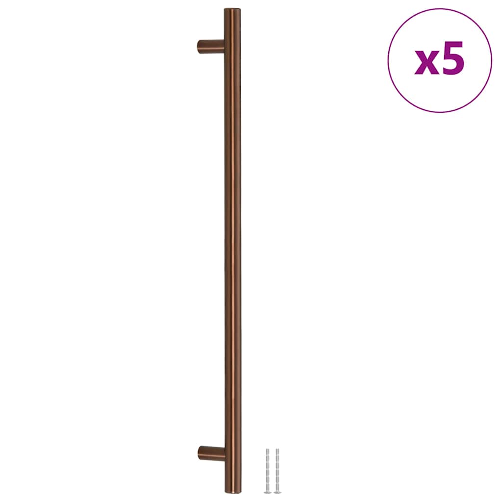 VidaXL Griffe 5 Stück 480 mm Edelstahl bronzefarben