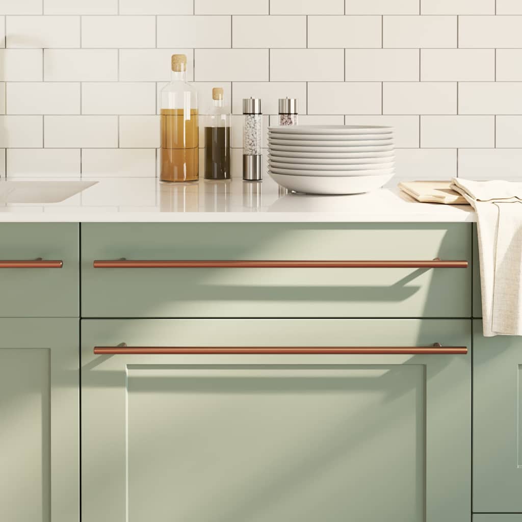 VidaXL Griffe 5 Stück 480 mm Edelstahl bronzefarben