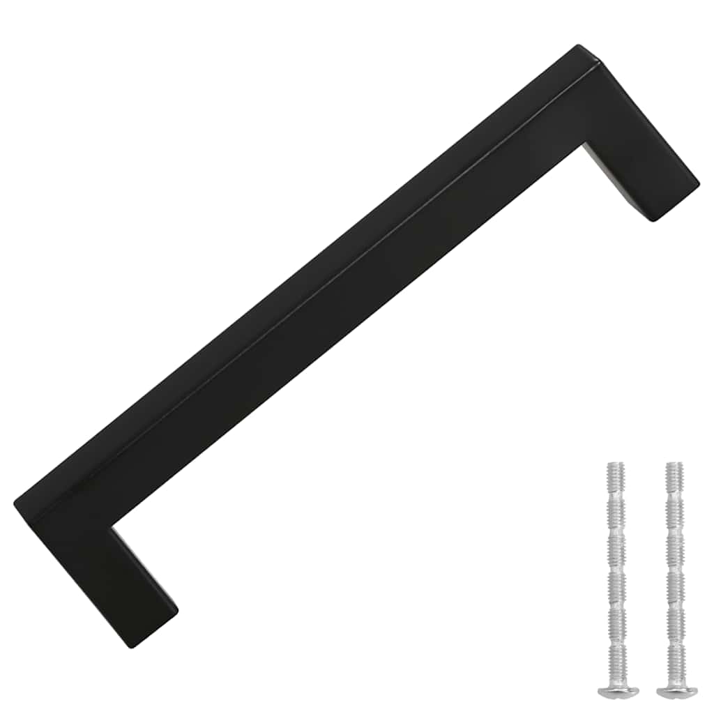 Vidaxl Griffe 10 ST 128 mm Edelstahlschwarz