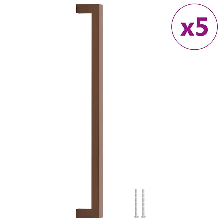VidaXL Griffe 5 Stück 320 mm Edelstahl bronzefarben