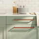 VidaXL Griffe 5 Stück 320 mm Edelstahl bronzefarben