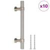 Vidaxl Griffe 10 ST 96 mm Edelstahl Silberfarbe