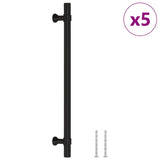 Vidaxl Griffe 5 St 192 mm Edelstahl schwarz schwarz - afbeelding 2