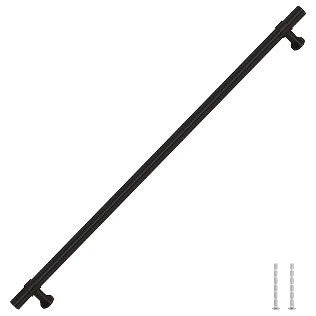 VidaXL Griffe 5 Stück 320 mm Edelstahl schwarz