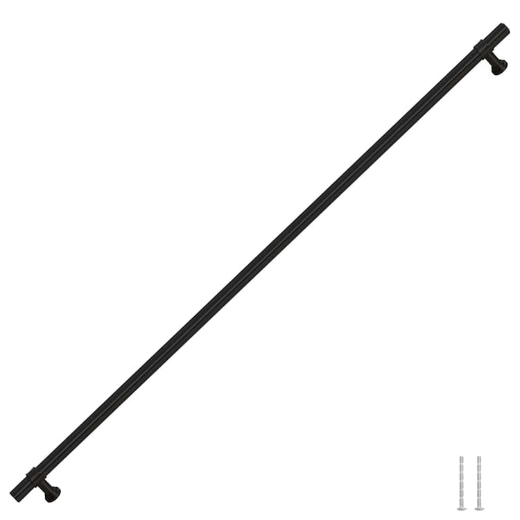 VidaXL Griffe 5 Stück 480 mm Edelstahl schwarz