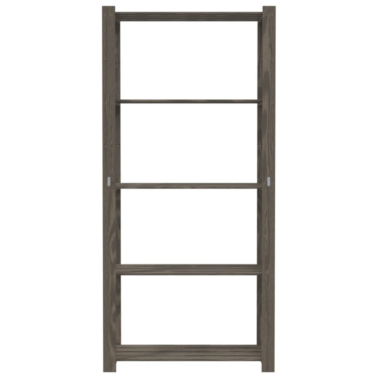VIDAXL-LAGE-RABE 5-layer 80x38x170 cm Festkiefergrau
