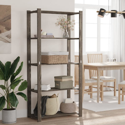 VIDAXL-LAGE-RABE 5-layer 80x38x170 cm Festkiefergrau
