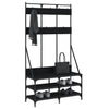 VIDAXL -Kleidungsständer mit Schuhregal 100x40x184 cm Schwarz