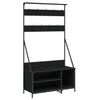 VIDAXL -Kleidungsregal mit Schuhregal 100x41x184 cm Schwarz