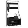 VIDAXL -Kleidungsregal mit Schuhregal 100x41x184 cm Schwarz
