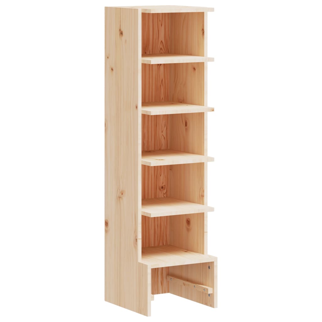VIDAXL -Schuhschrank 28x30x104 cm Festkiefer