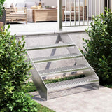 VIDAXL STEP GRIP GRID 90x24x7 cm verzinkter Stahl - afbeelding 1