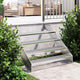 VIDAXL STEP STEP GRID 100x24x7 cm verzinkter Stahl