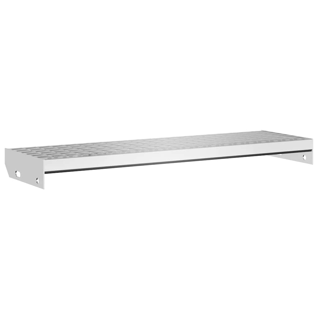 VIDAXL STEP STEP GRID 80x24x7 cm verzinkter Stahl