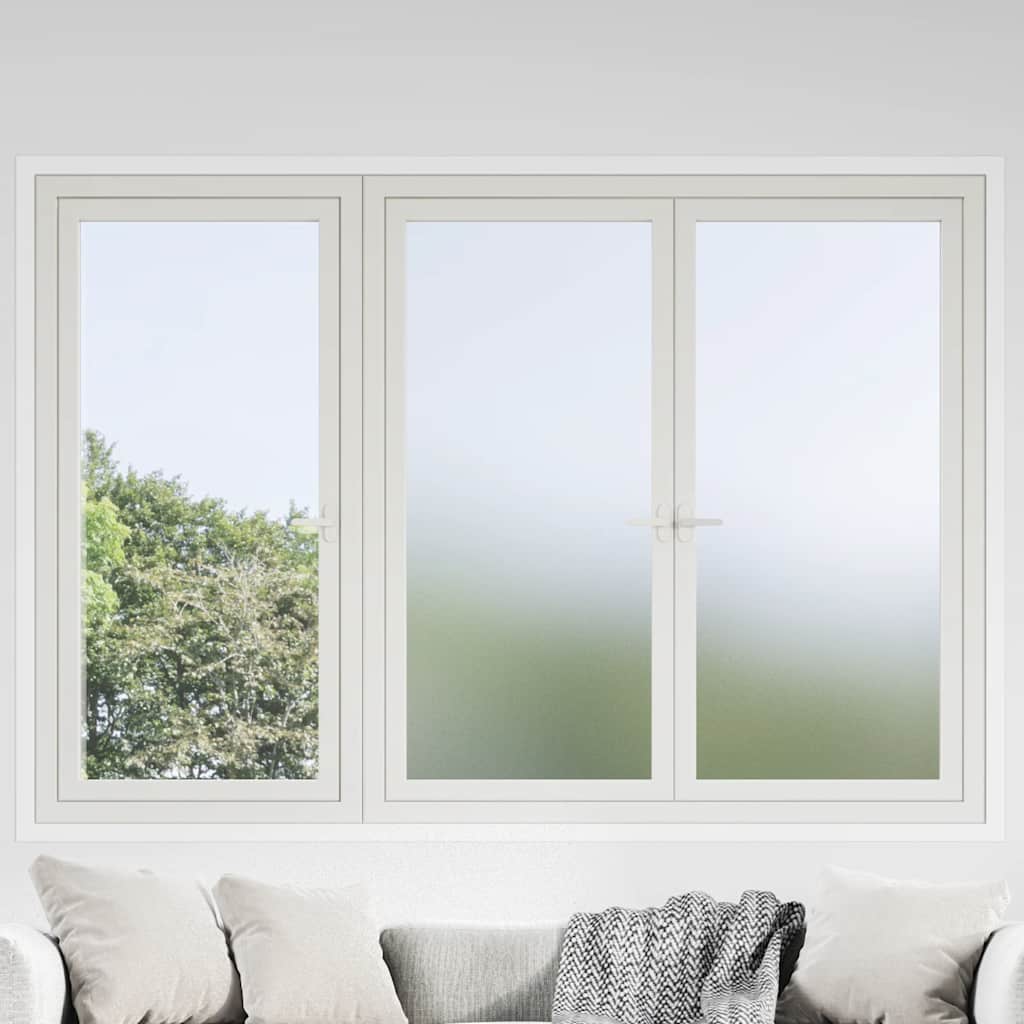 Vidaxx Fensterfolien matt PVC Grau