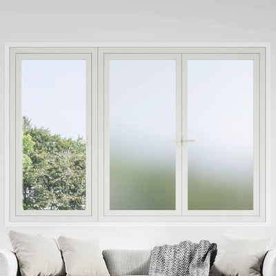 Vidaxx Fensterfolien matt PVC Grau