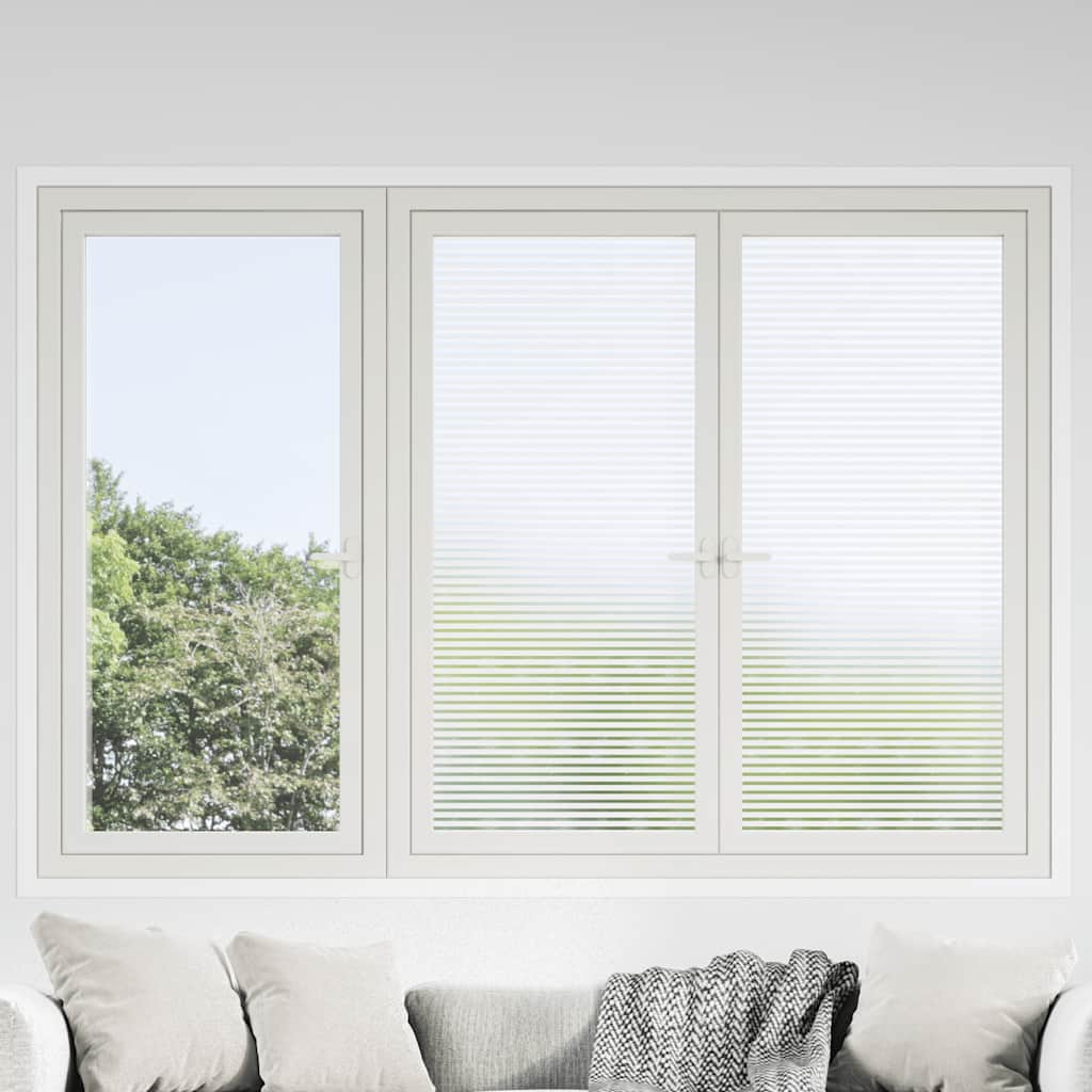 Vidaxx Fensterfolien Streifenmuster matt PVC