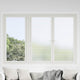 Vidaxx Fensterfolien Streifenmuster matt PVC