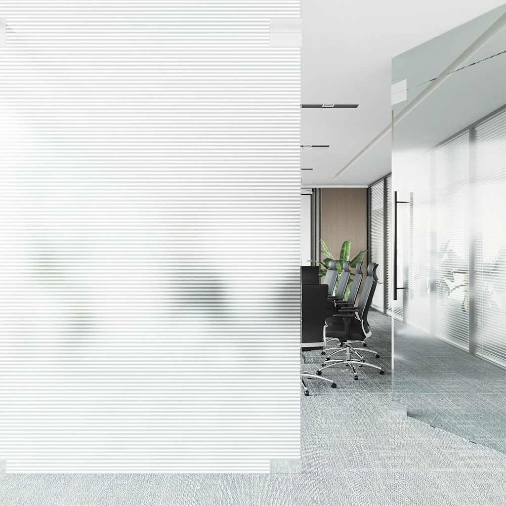 Vidaxx Fensterfolien Streifenmuster matt PVC