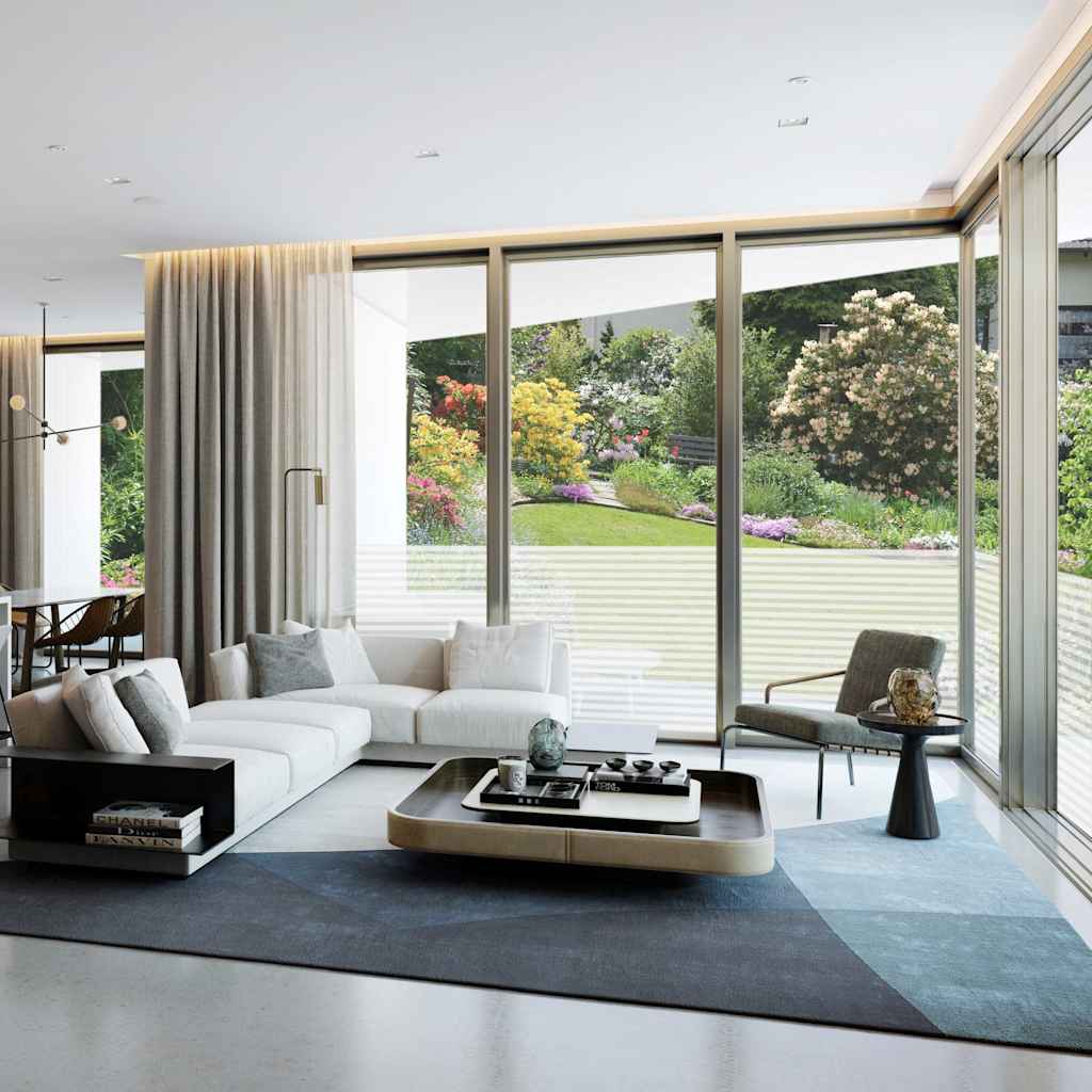 Vidaxx Fensterfolien Streifenmuster matt PVC