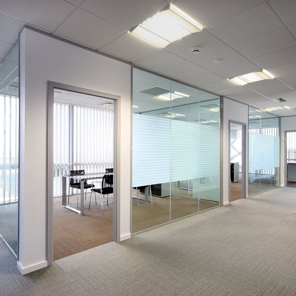 Vidaxx Fensterfolien Streifenmuster matt PVC