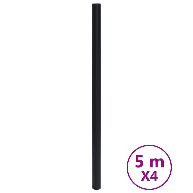 Vidaxx Möbelfolien selbstklebend 90x500 cm PVC mattschwarz
