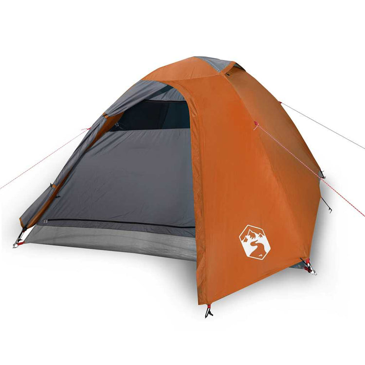 VidaXL Kuppelzelt 3-Personen wasserdicht orange