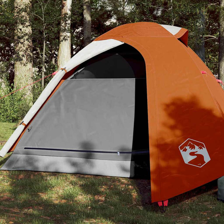 VidaXL Kuppelzelt 3-Personen wasserdicht orange