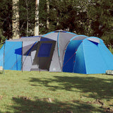 Vidaxl Dome Zelt 12-Personen wasserdicht blau - afbeelding 1