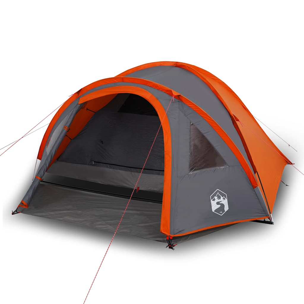 VidaXL Kuppelzelt 4-Personen wasserdicht orange