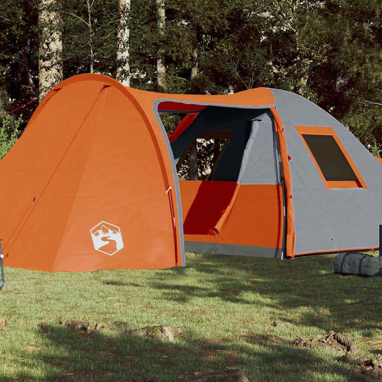 VidaXL Kuppelzelt 6-Personen wasserdicht orange