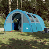 Vidaxl-Tunnelzelt 4-Personen wasserdicht blau - afbeelding 3