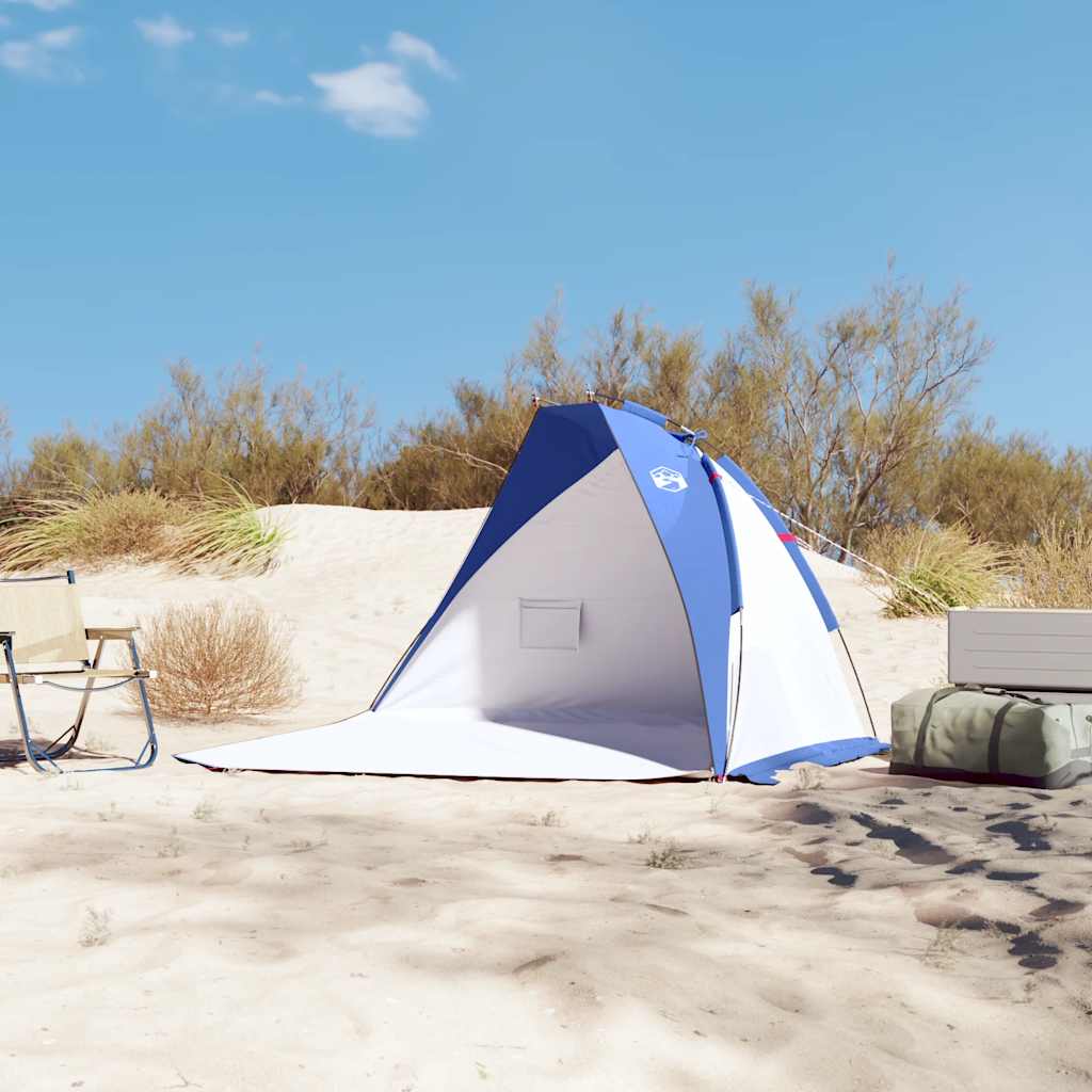 Vidaxl Beach Zelt 268x223x125 cm 185T Polyester Azure Blau