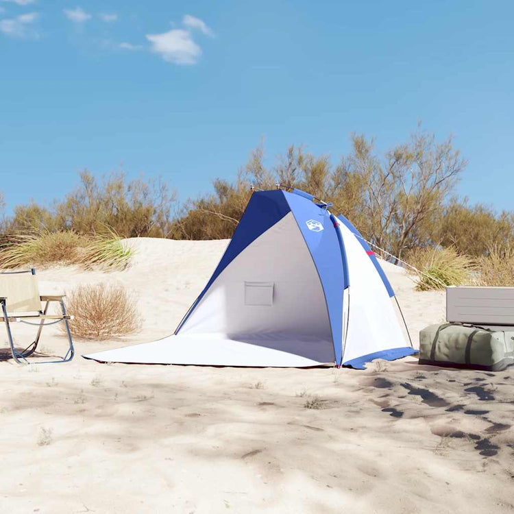 Vidaxl Beach Zelt 268x223x125 cm 185T Polyester Azure Blau
