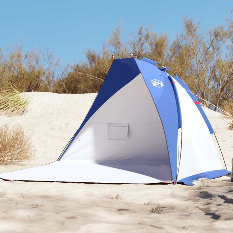 Vidaxl Beach Zelt 268x223x125 cm 185T Polyester Azure Blau